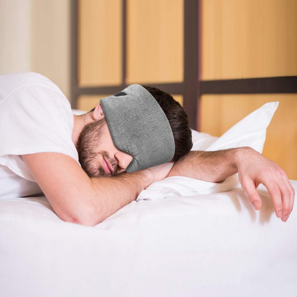 Freshme soft-material eye mask for gentle, comfortable wear