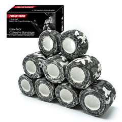 FRESINIDER city camo bandage rolls for quick on-the-go wrapping