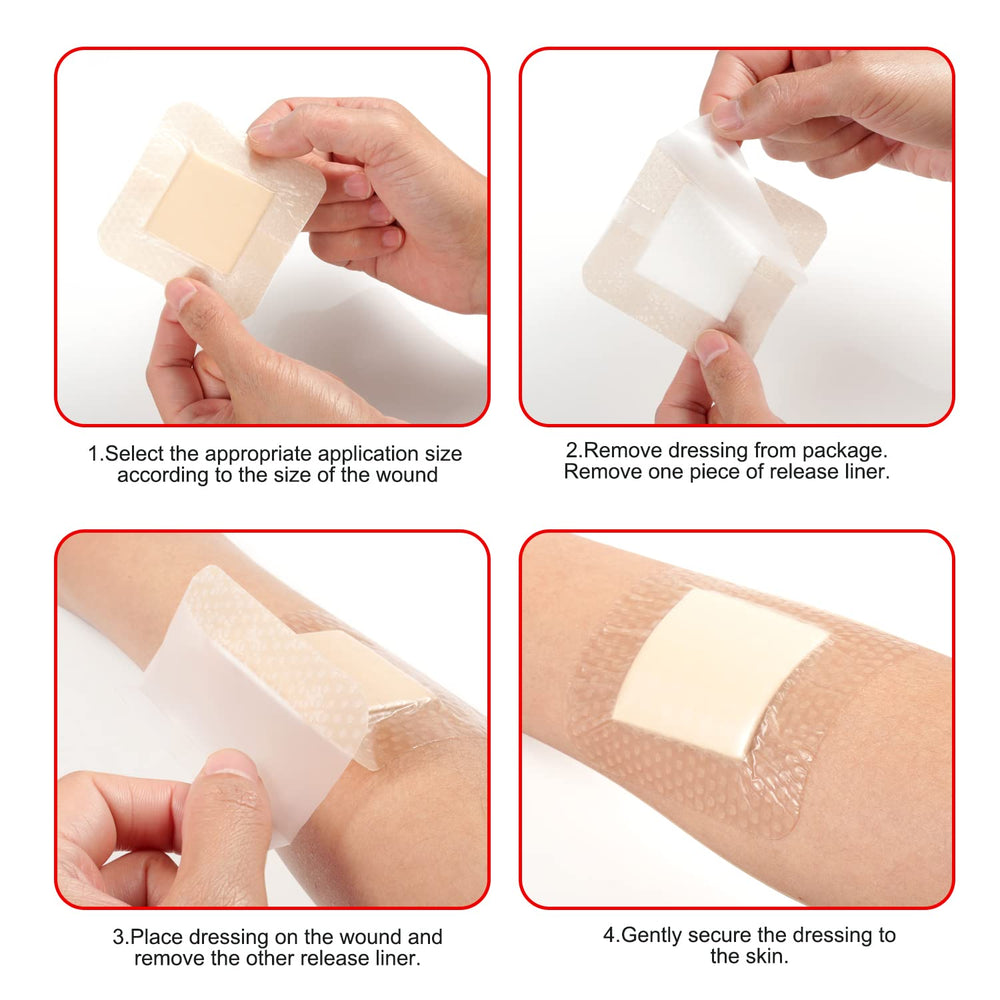 FRESINIDER dressing application scene suggests easy changes.
