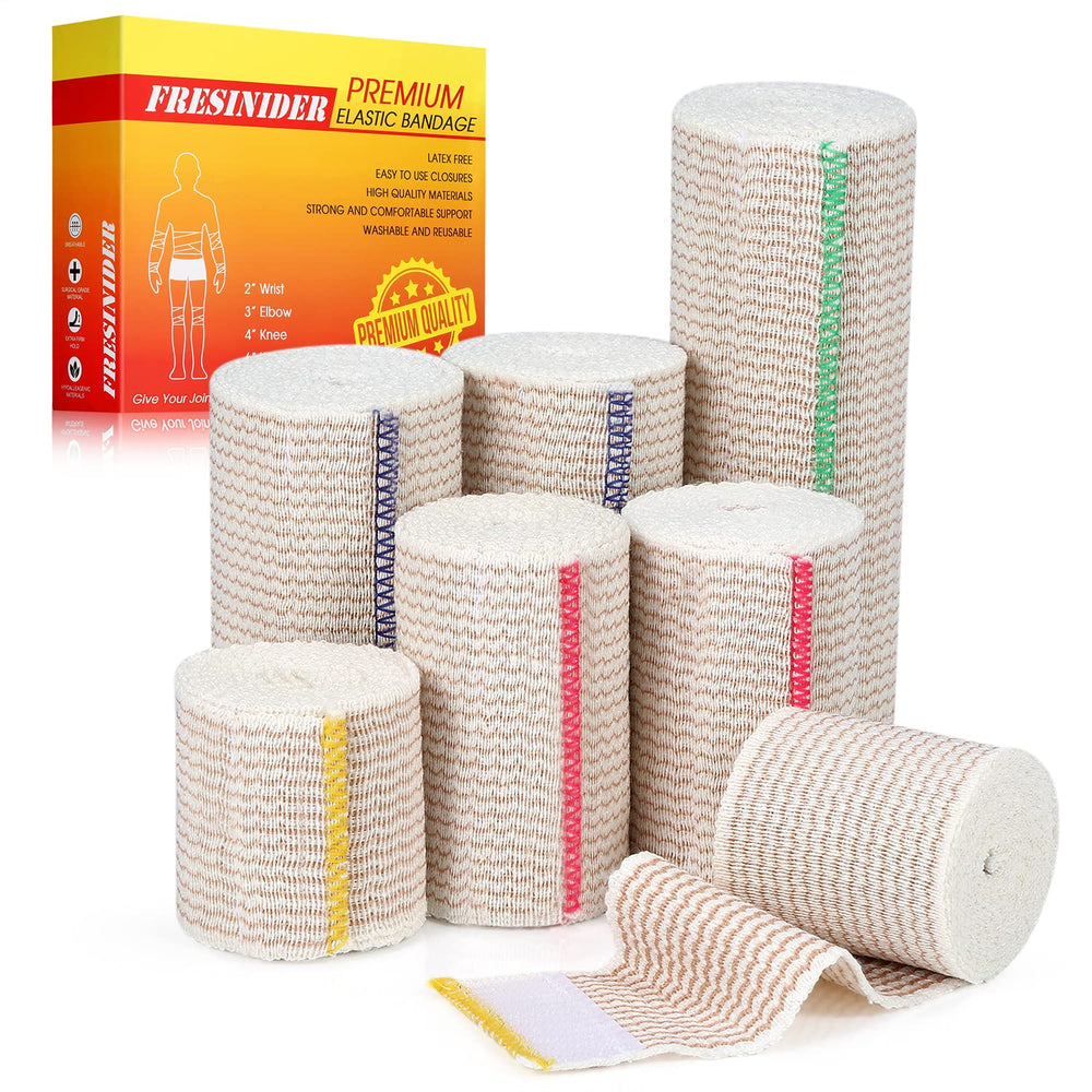 FRESINIDER elastic bandage 2in wrap offers breathable support for wrists and ankles.