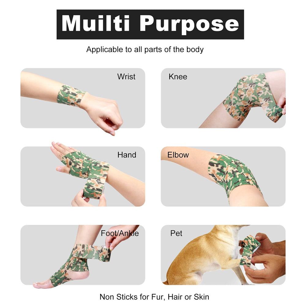 FRESINIDER camo bandage suitable for pets and sports injuries.
