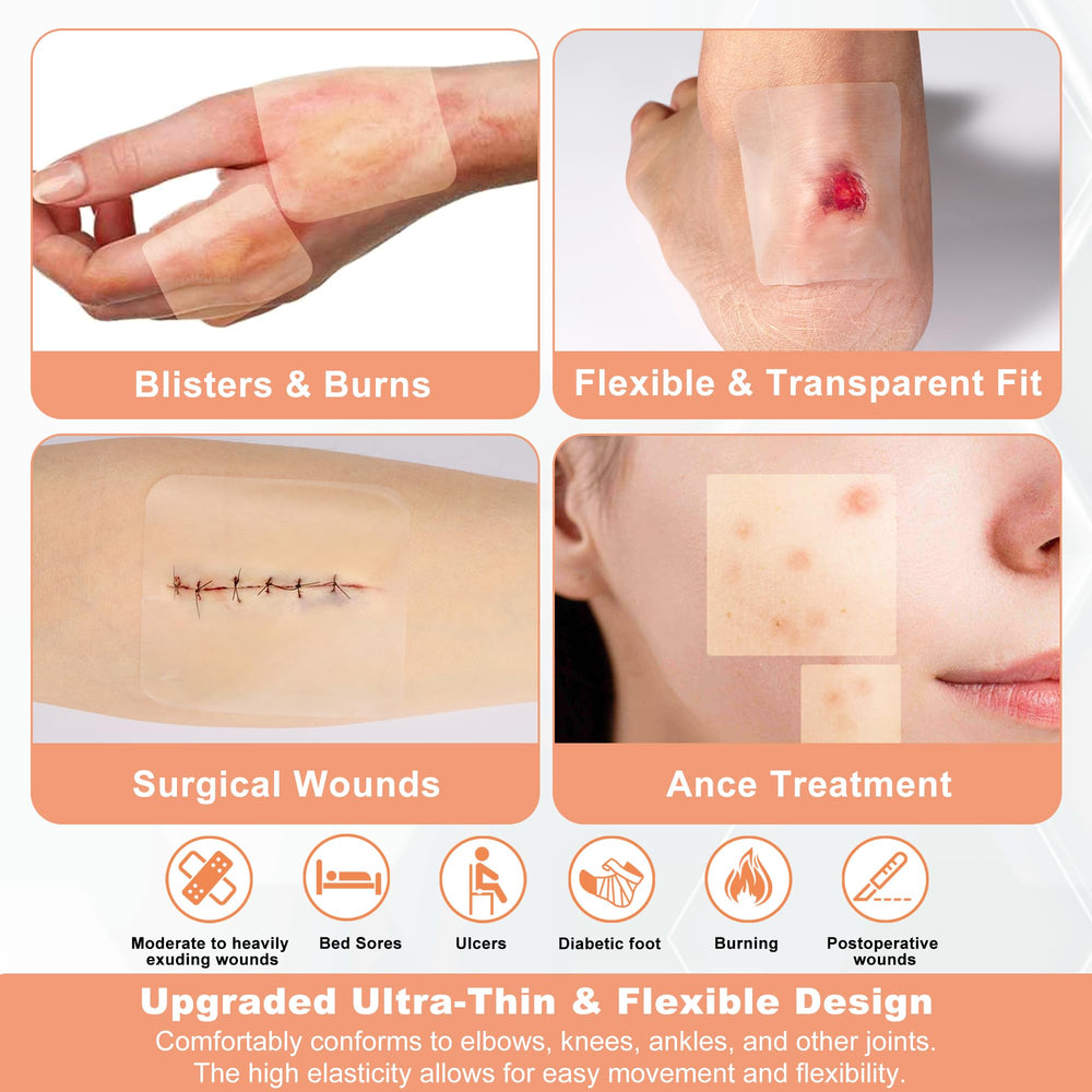 FRESINIDER waterproof patch protects during showers and daily activities.