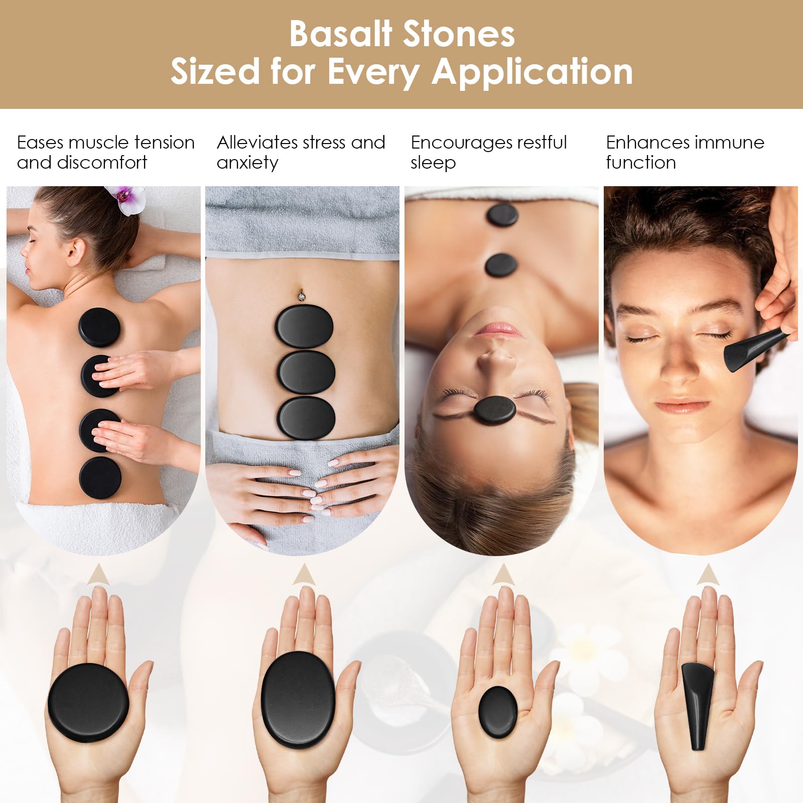 Freudeere lymphatic-relaxation stones to support post-workout relaxation