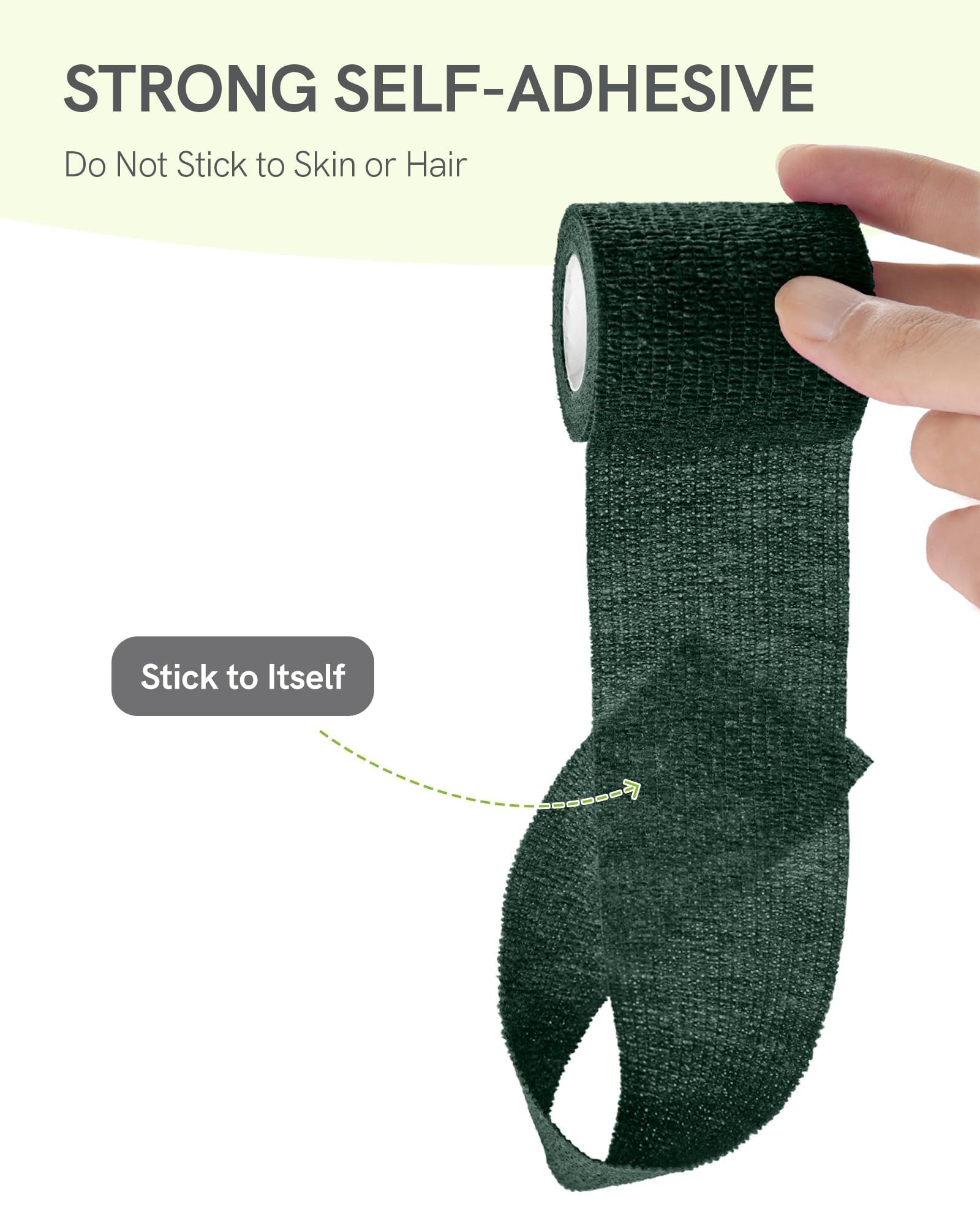 FriCARE bandage wrap applied to arm for secure, comfortable support during activity