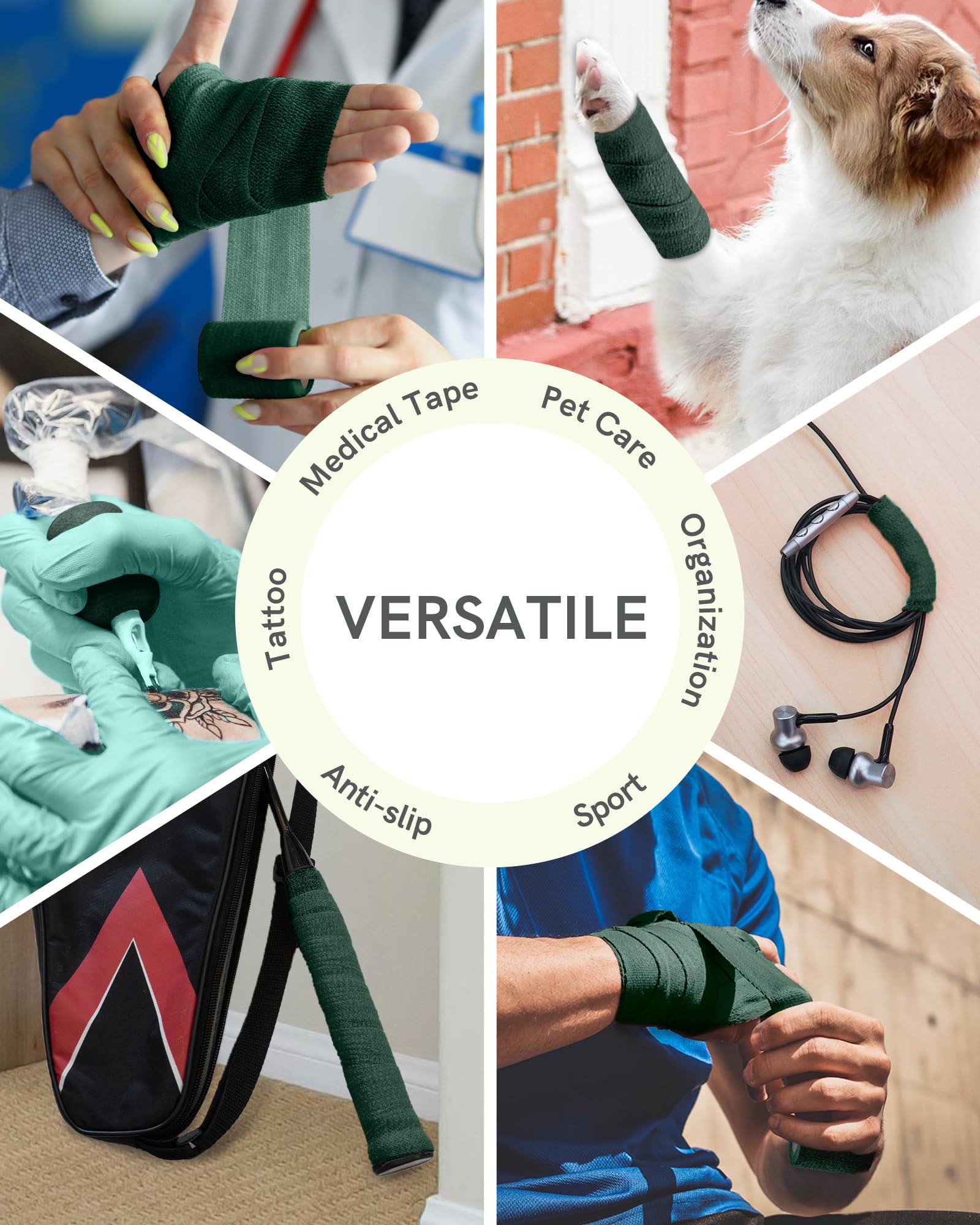 Latex-free FriCARE bandage fabric minimizes irritation for sensitive skin