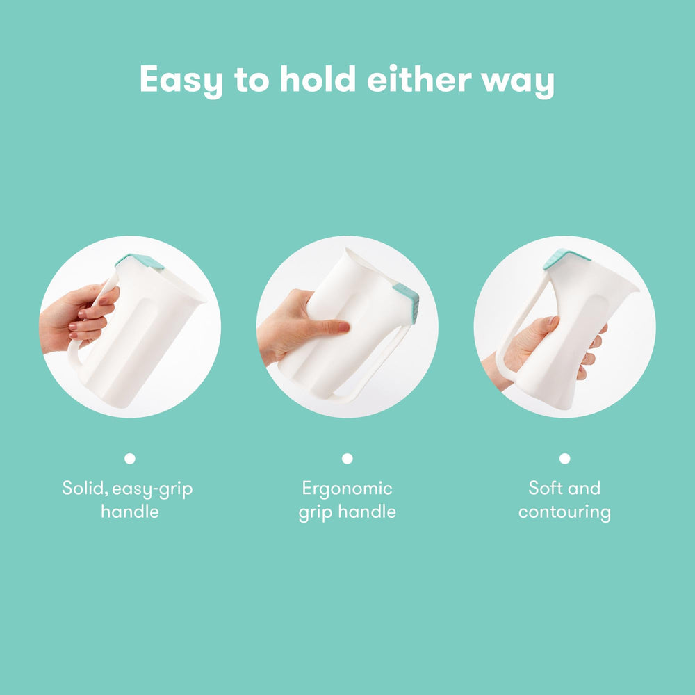 Frida Baby Rinser 24-ounce capacity reduces refills during bath time