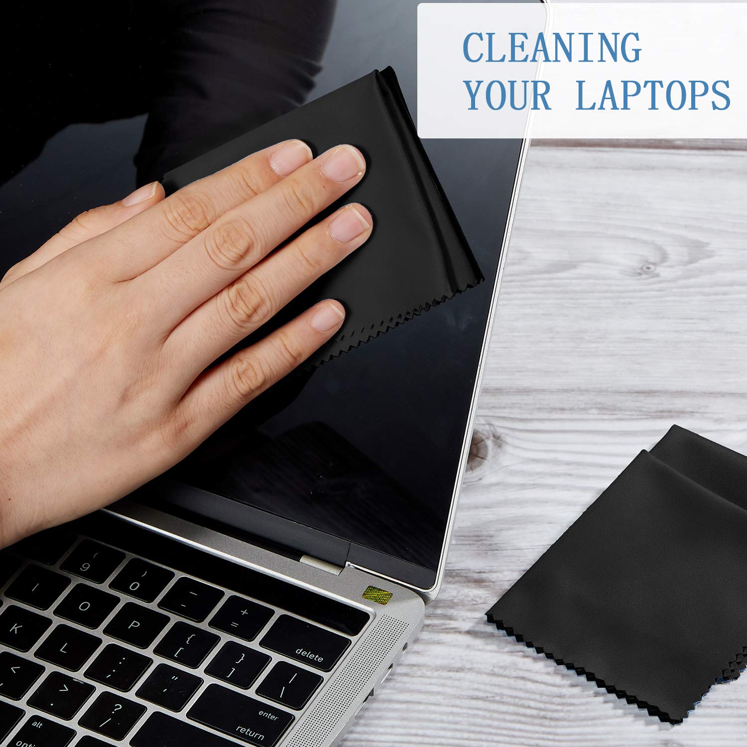 Frienda microfiber cloth for camera lens keeps optics clean and scratch-free.