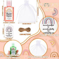 Frienda card with scripture complements the sanitizer gift