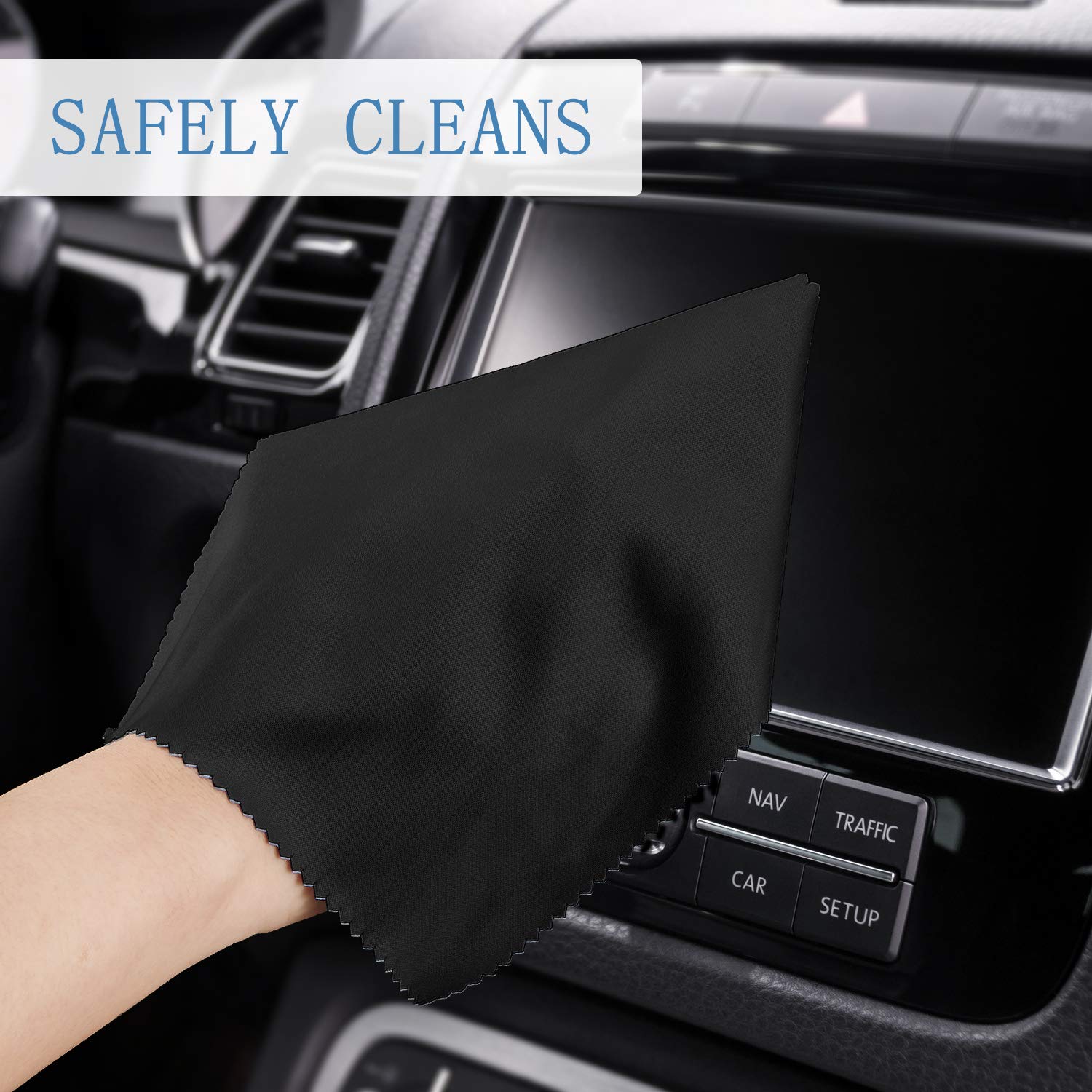 Frienda cloth for coated optics cleans without scratches or residues.