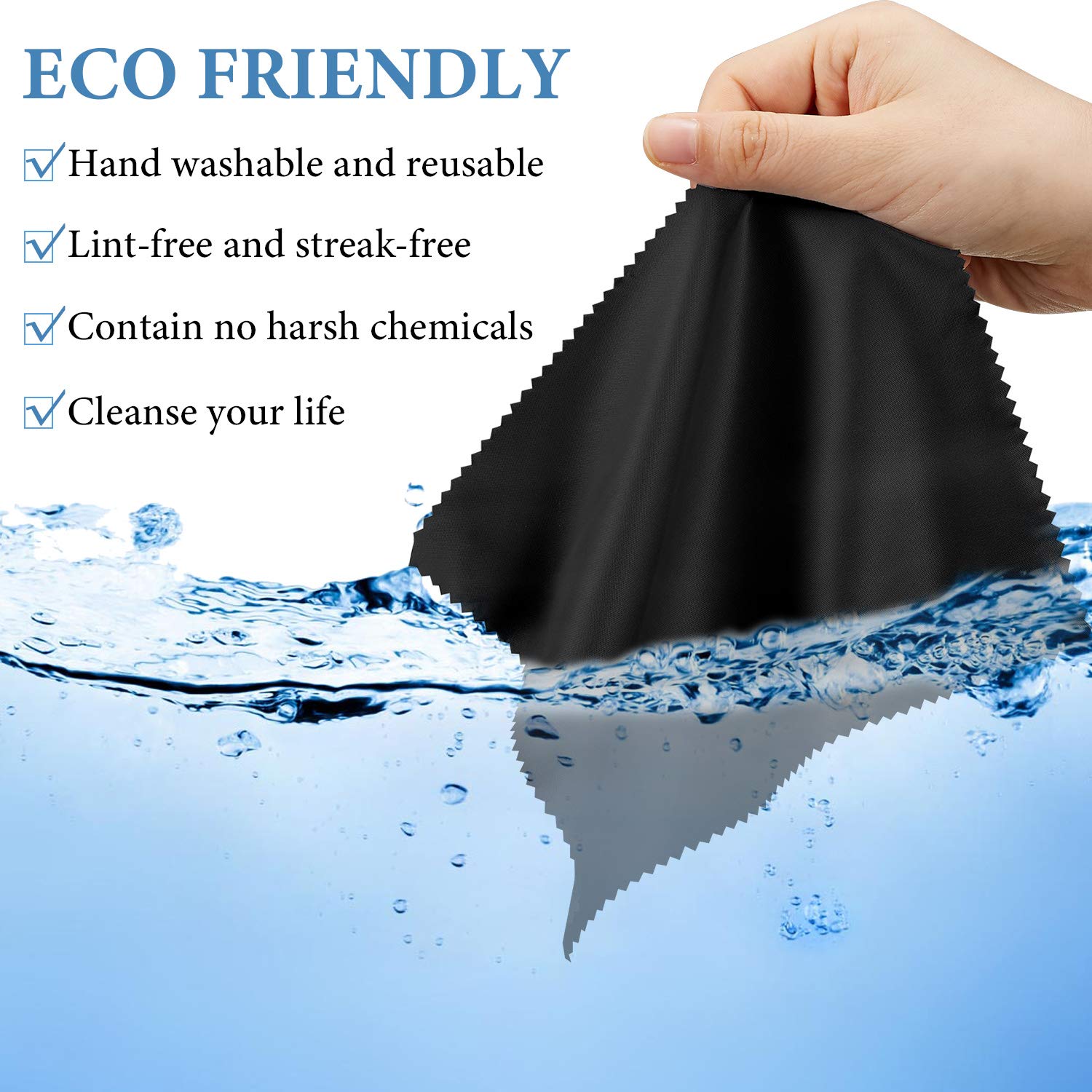 Frienda microfiber cloth for electronics screens and tablets, lint-free wipe.