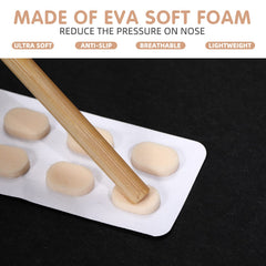 Frienda oval beige nose pads provide light, secure support