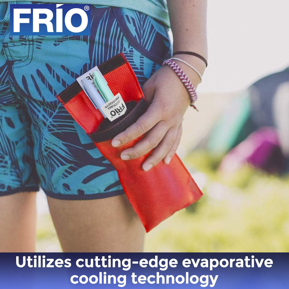 FRIO Duo wallet on-the-go storage keeps medication secure while traveling