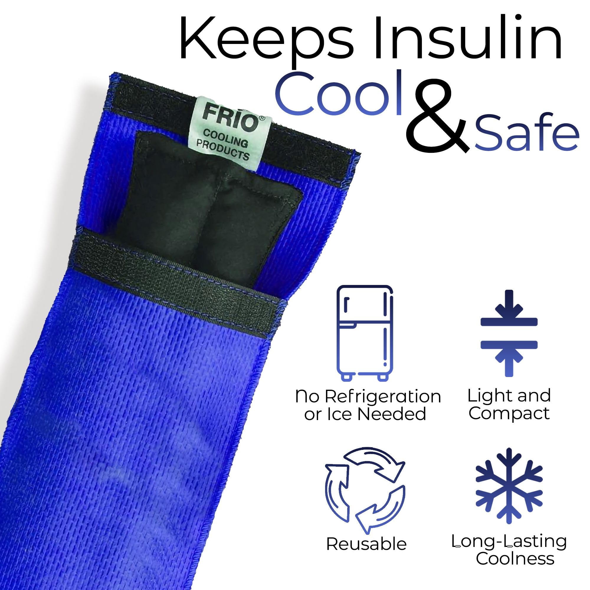 FRIO DUO TSA-friendly feature supports travel with medications.