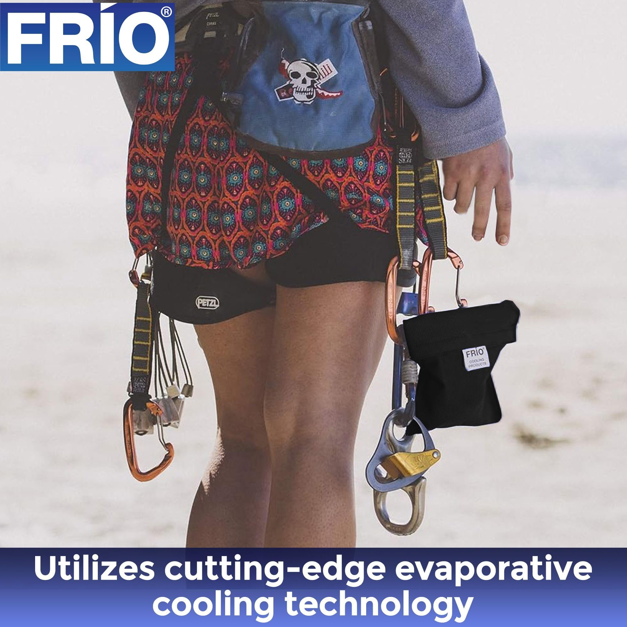 FRIO on-the-go travel use in a compact carry bag.