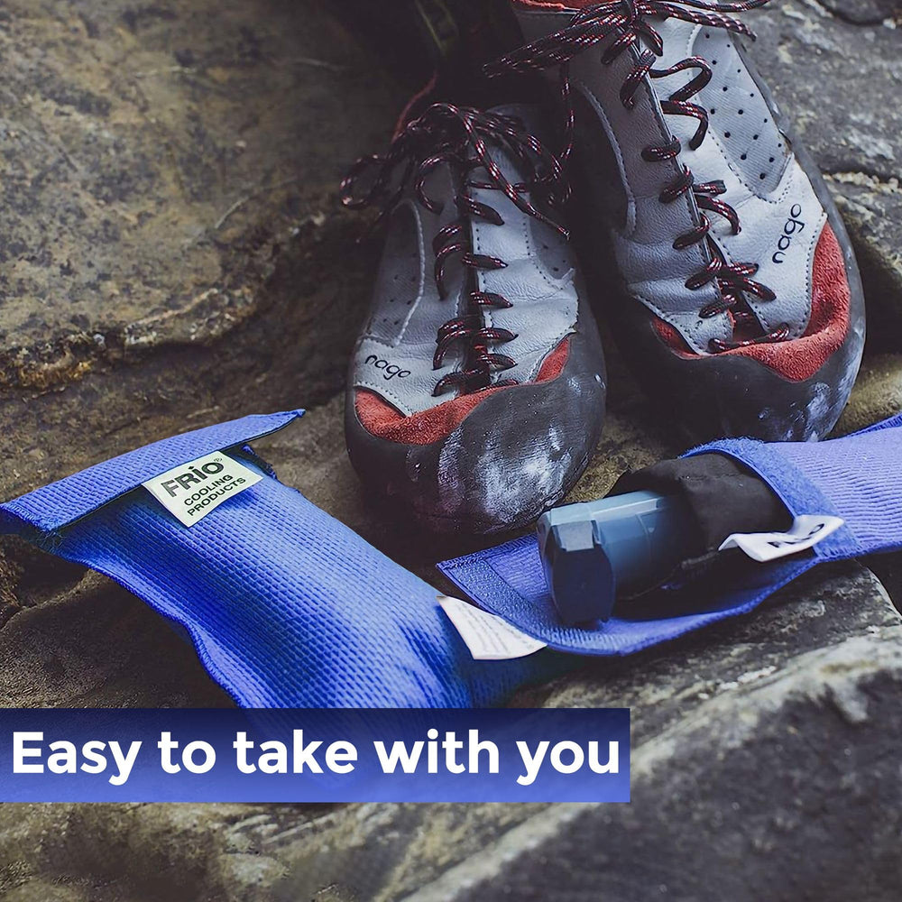 FRIO INDIVIDUAL travel insulin cooler shown for compact, TSA-friendly design.