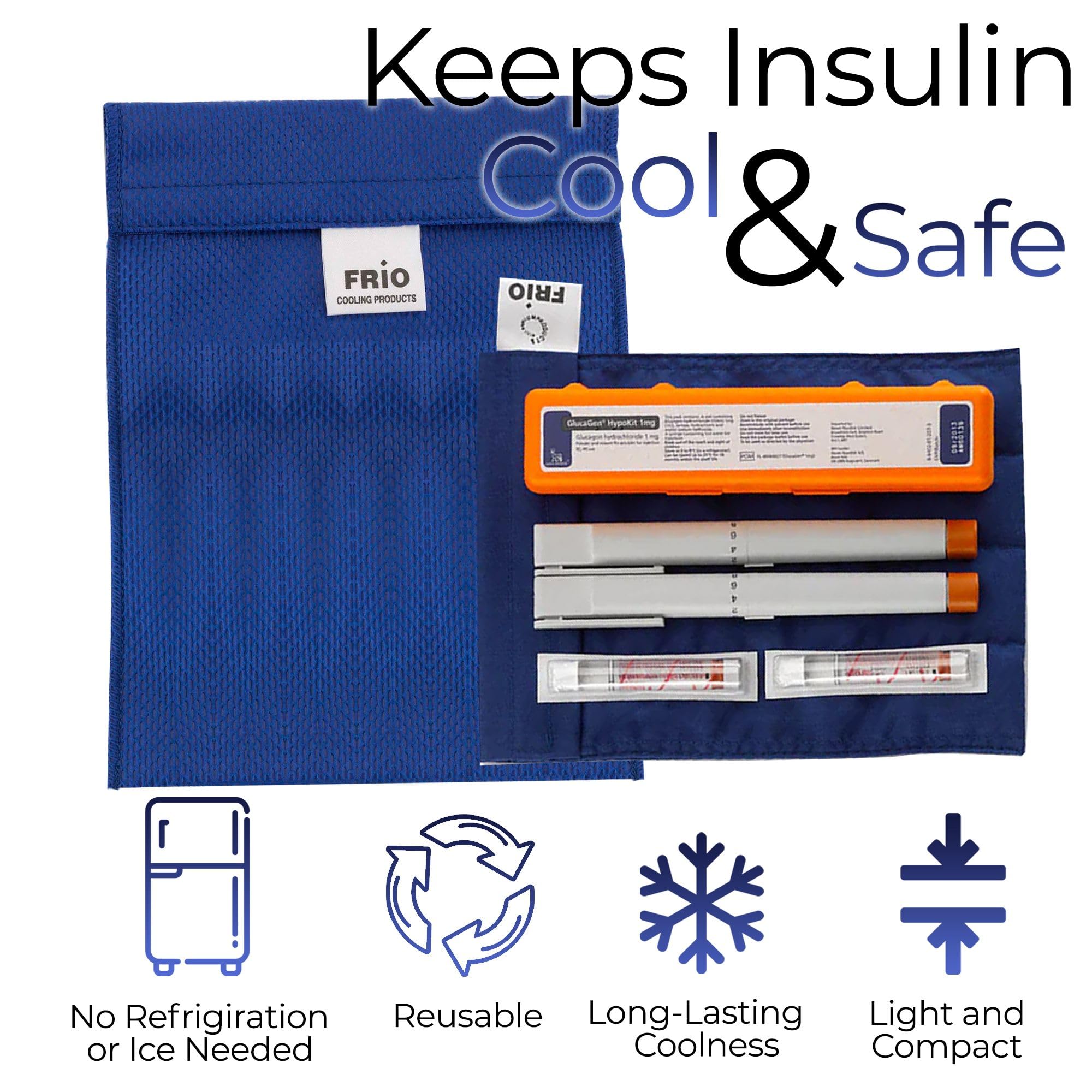 FRIO emergency prep wallet offers non electric cooling when needed.