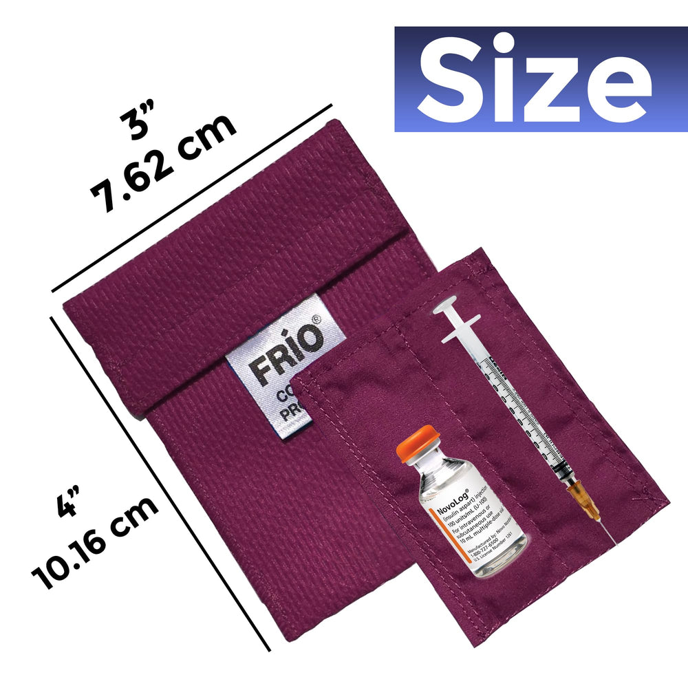 FRIO Mini Insulin Cooling Wallet color options offer style with discreet cooling.