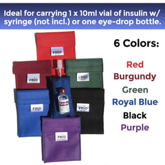 FRIO Mini Insulin Cooling Wallet pockets sized for pumps and pens on the go.