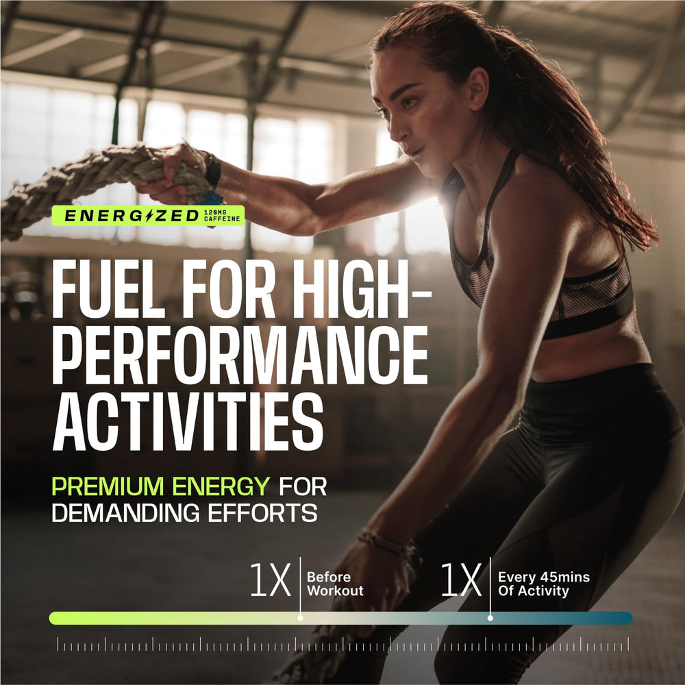 Athlete using Frog Fuel during workout for sustained energy.