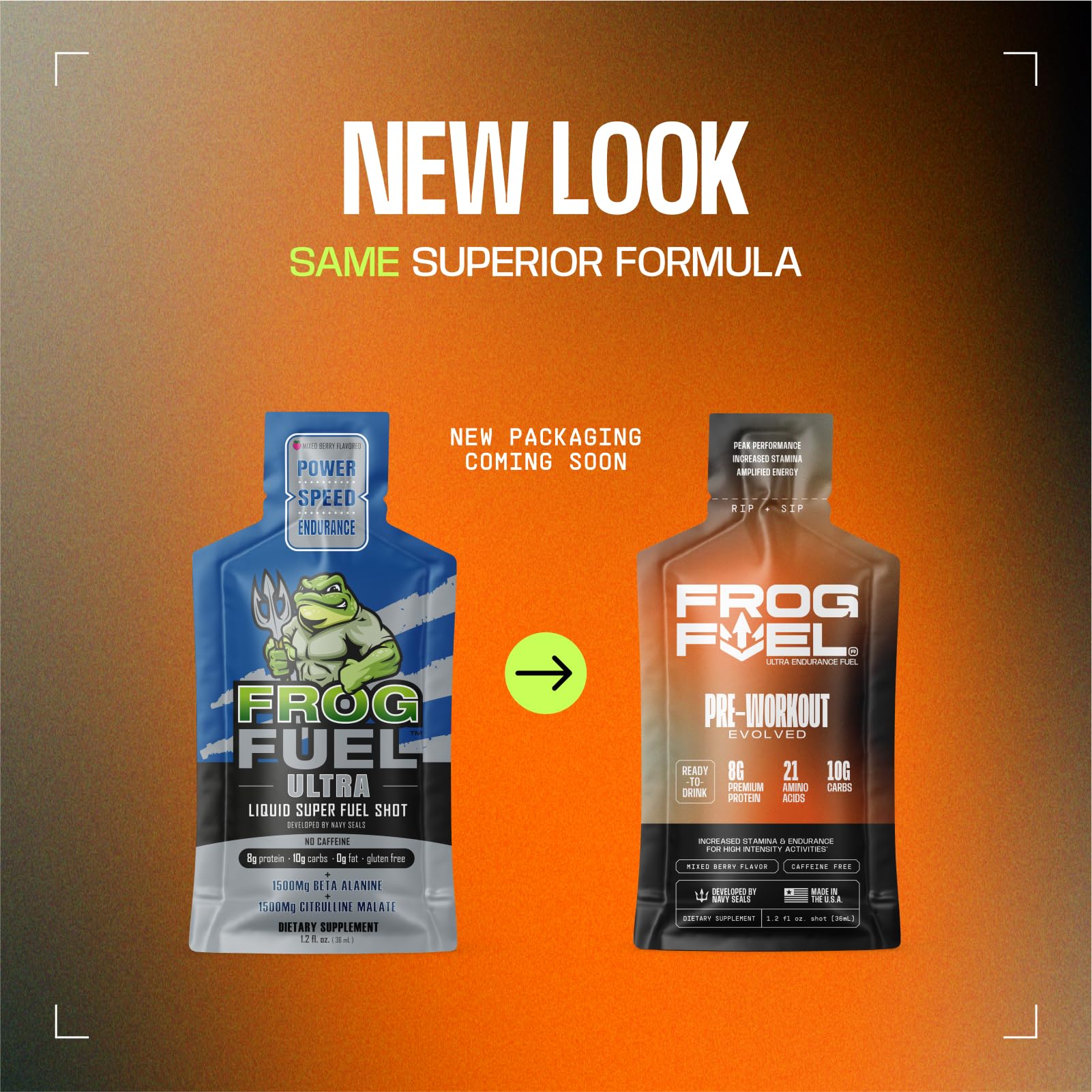 Frog Fuel Ultra made in America with Navy SEALs-inspired formula