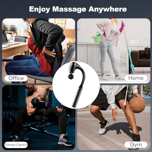 Fronnor massage gun with four heads for precise targeting