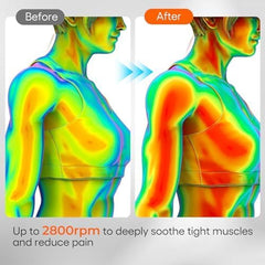 Fronnor massage gun provides neck relaxation for stiffness relief