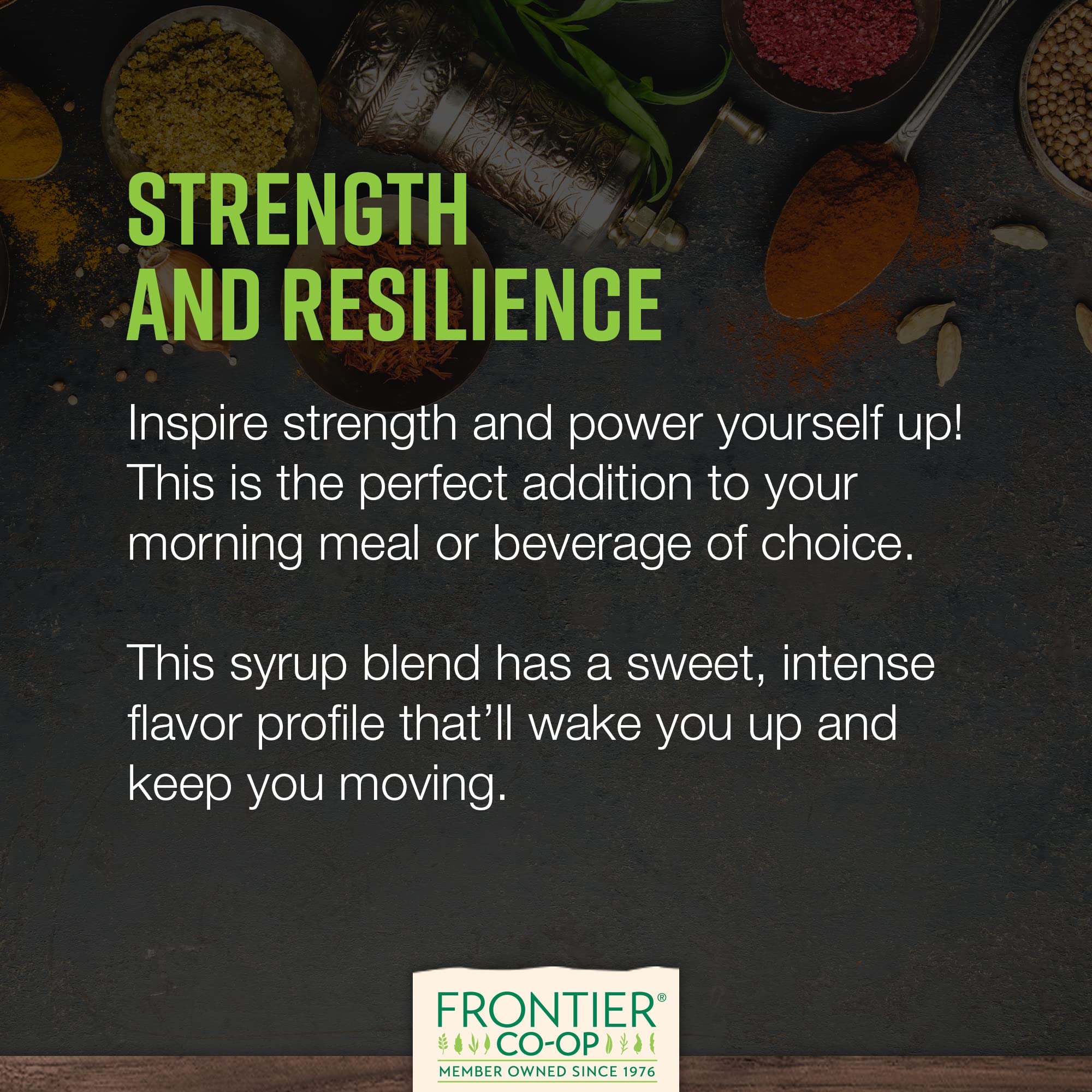 Frontier Co-op elderberry syrup preparation step implies quick homemade blends.