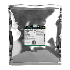 Frontier Co-op hawthorn leaf bulk for brewing herbal tea and blends.
