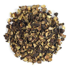 Frontier Co-op Saw Palmetto berries, cut and sifted, ideal for herbal blends and culinary use.