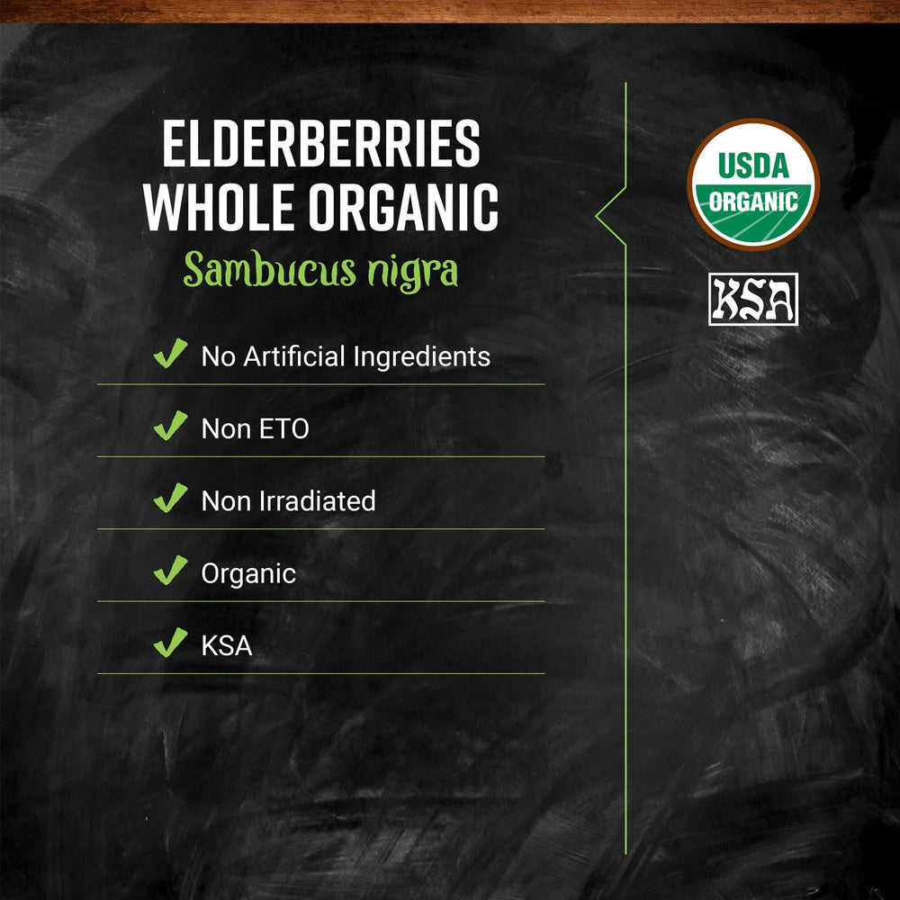 Frontier Elderberries packaging shows Frontier Co-op logo.
