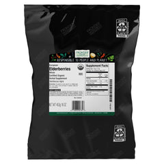 Frontier Elderberries whole organic 1lb pack 2 for tea infusions and jams.