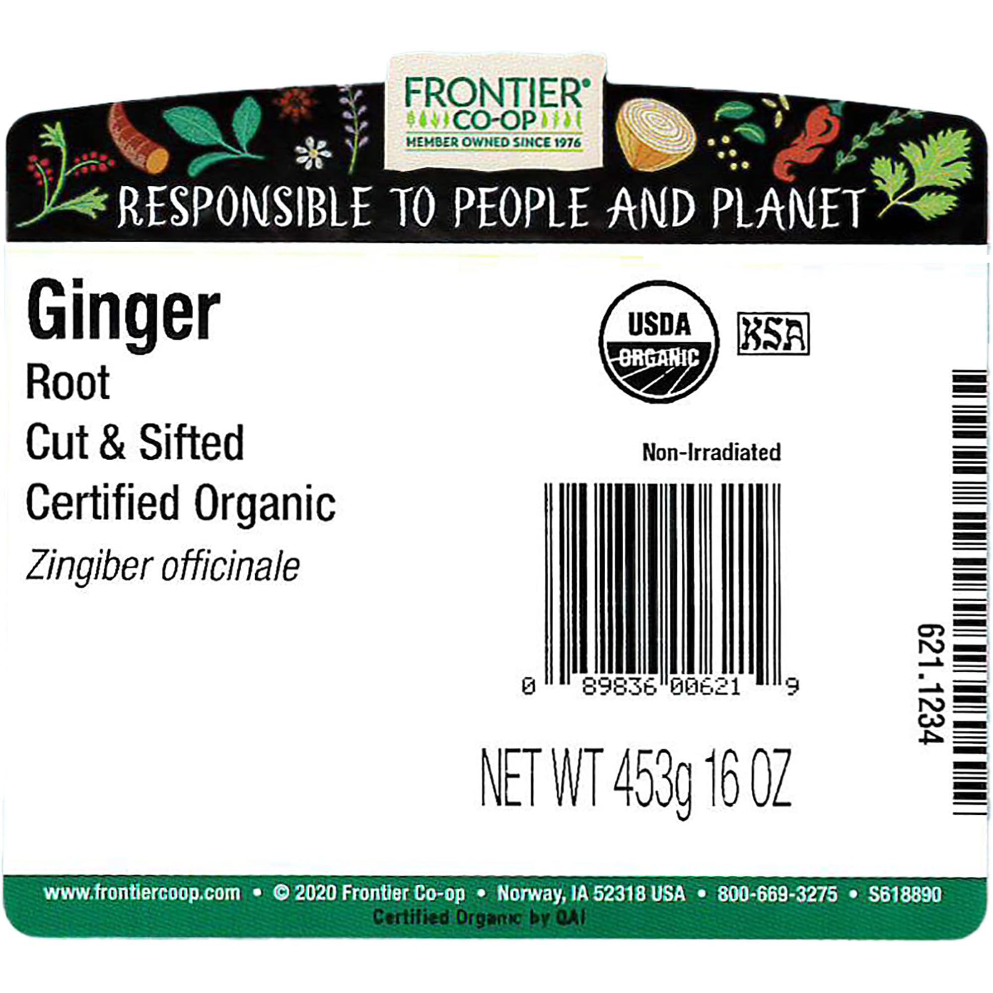 Frontier Co-op bulk ginger root for quick, vibrant flavor in sauces and stir-fries.