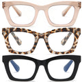 FSRTEP Oprah Readers for Women - Stylish Blue Light Blocking Glasses with Spring Hinge KBH +1.5