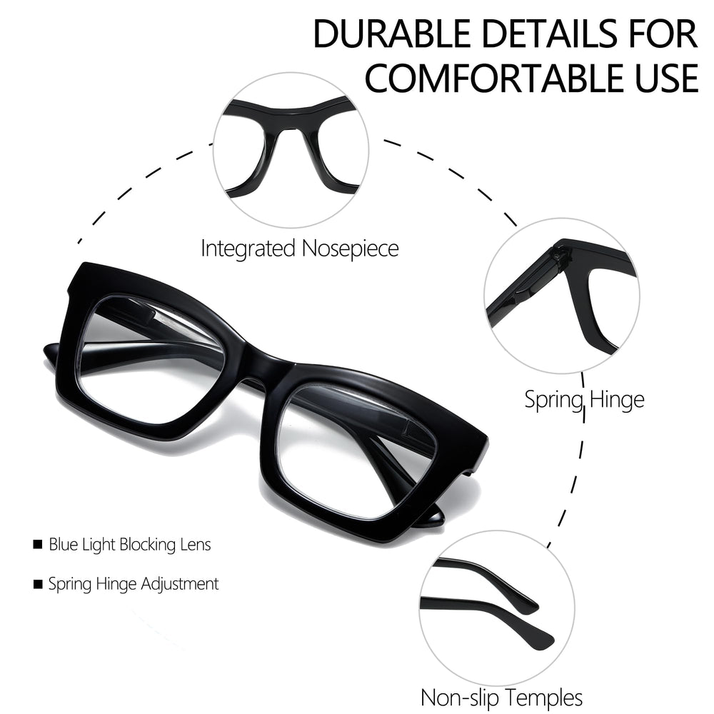 FSRTEP Oprah Readers spring hinge for comfortable fit on diverse faces