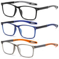 FSRTEP Reading Glasses for Men – TR90 Sporty Design, Blue Light Blocking, Ultra-Light +3.5