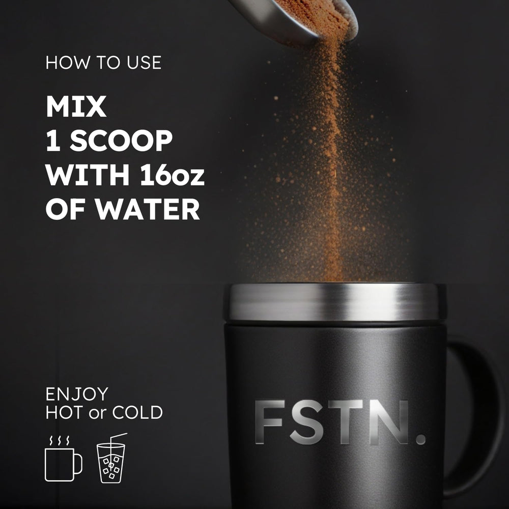 FSTN Chocolate Electrolytes organic cocoa highlights natural flavor without artificial additives.