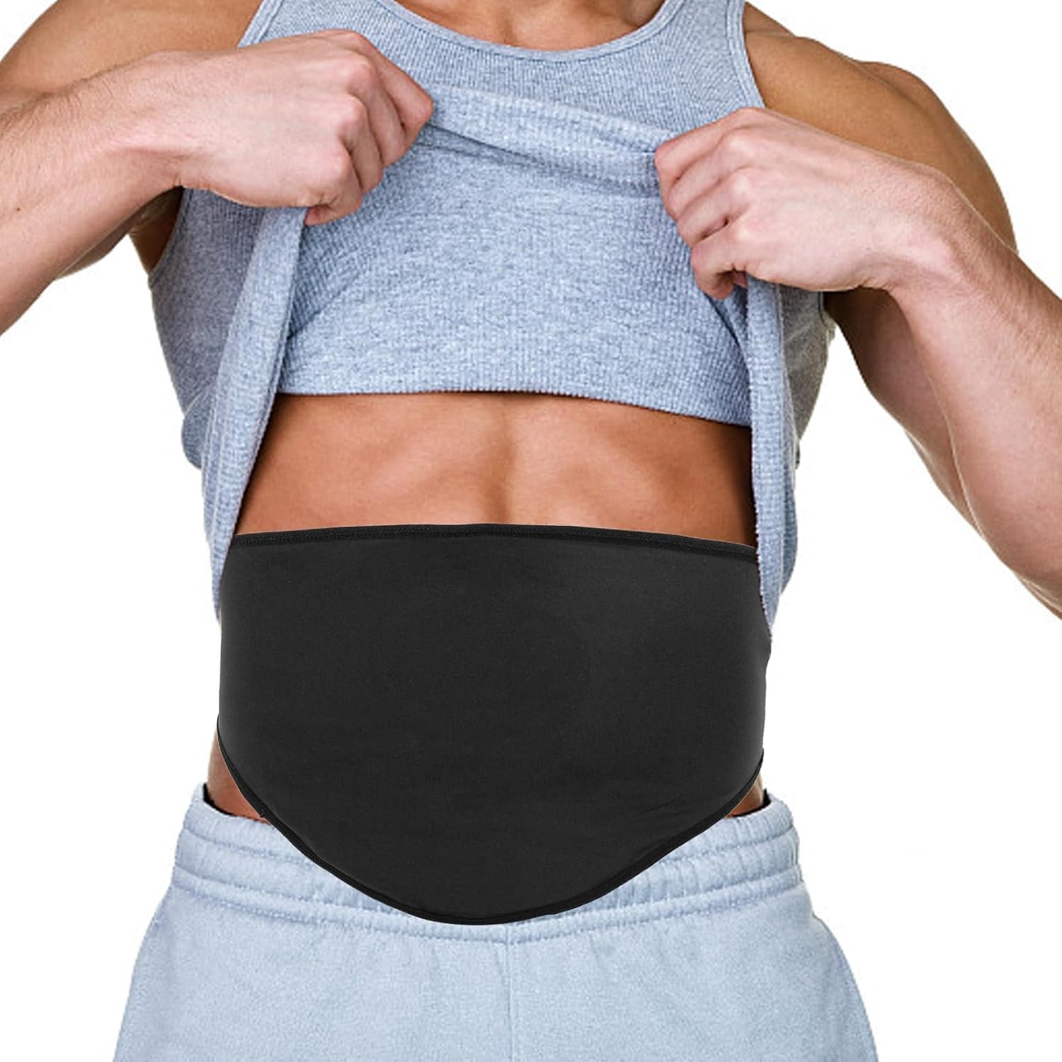 FSUHHIAD ostomy belt close-up shows premium soft fabric for comfort