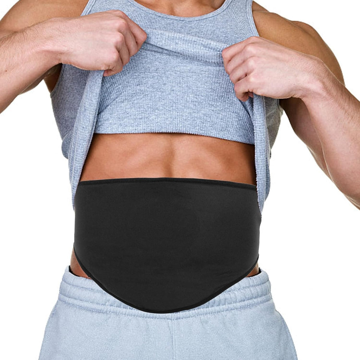 FSUHHIAD ostomy belt close-up shows premium soft fabric for comfort