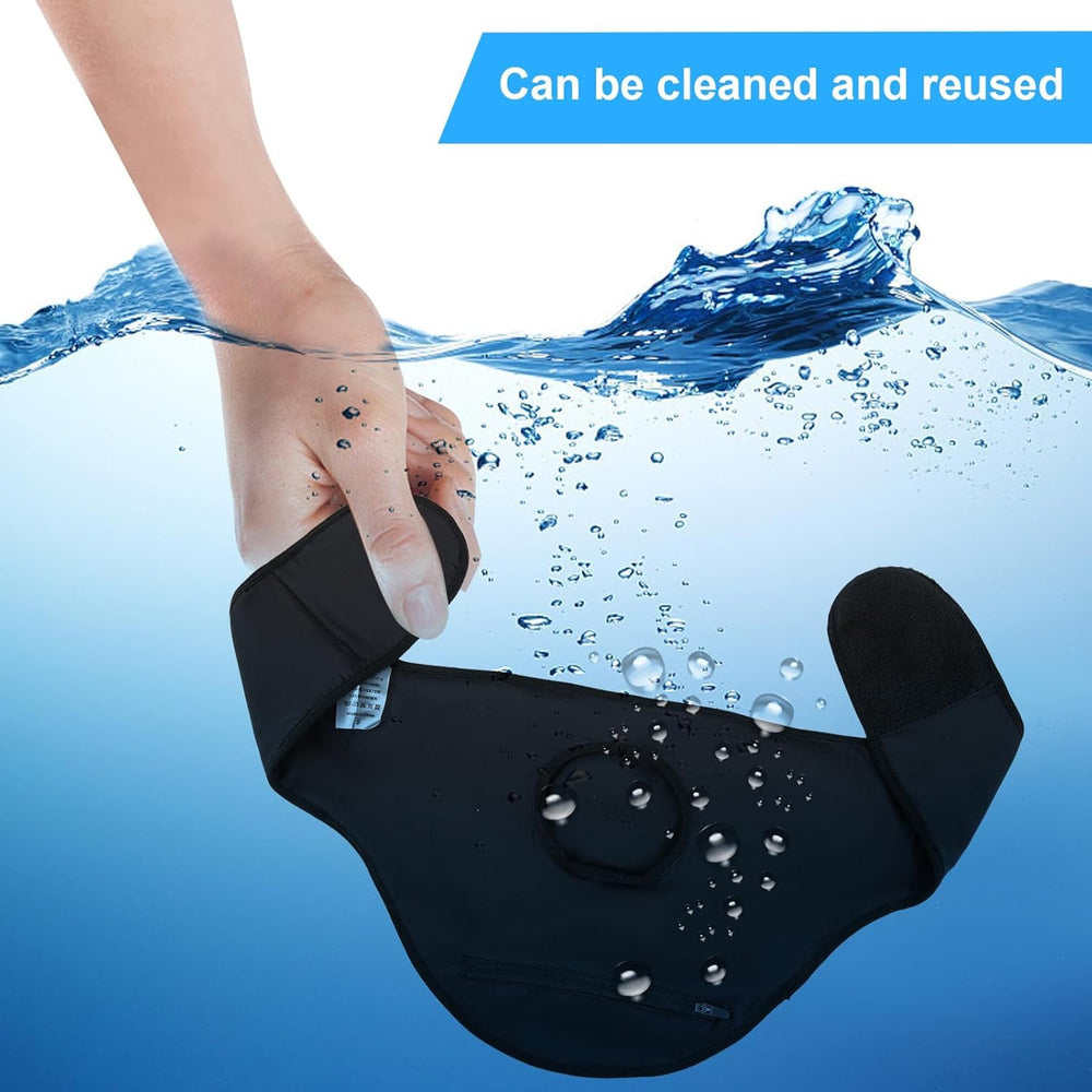 FSUHHIAD ostomy wrap in sport use demonstrates secure, comfortable fit
