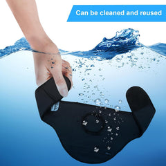 FSUHHIAD ostomy wrap in sport use demonstrates secure, comfortable fit