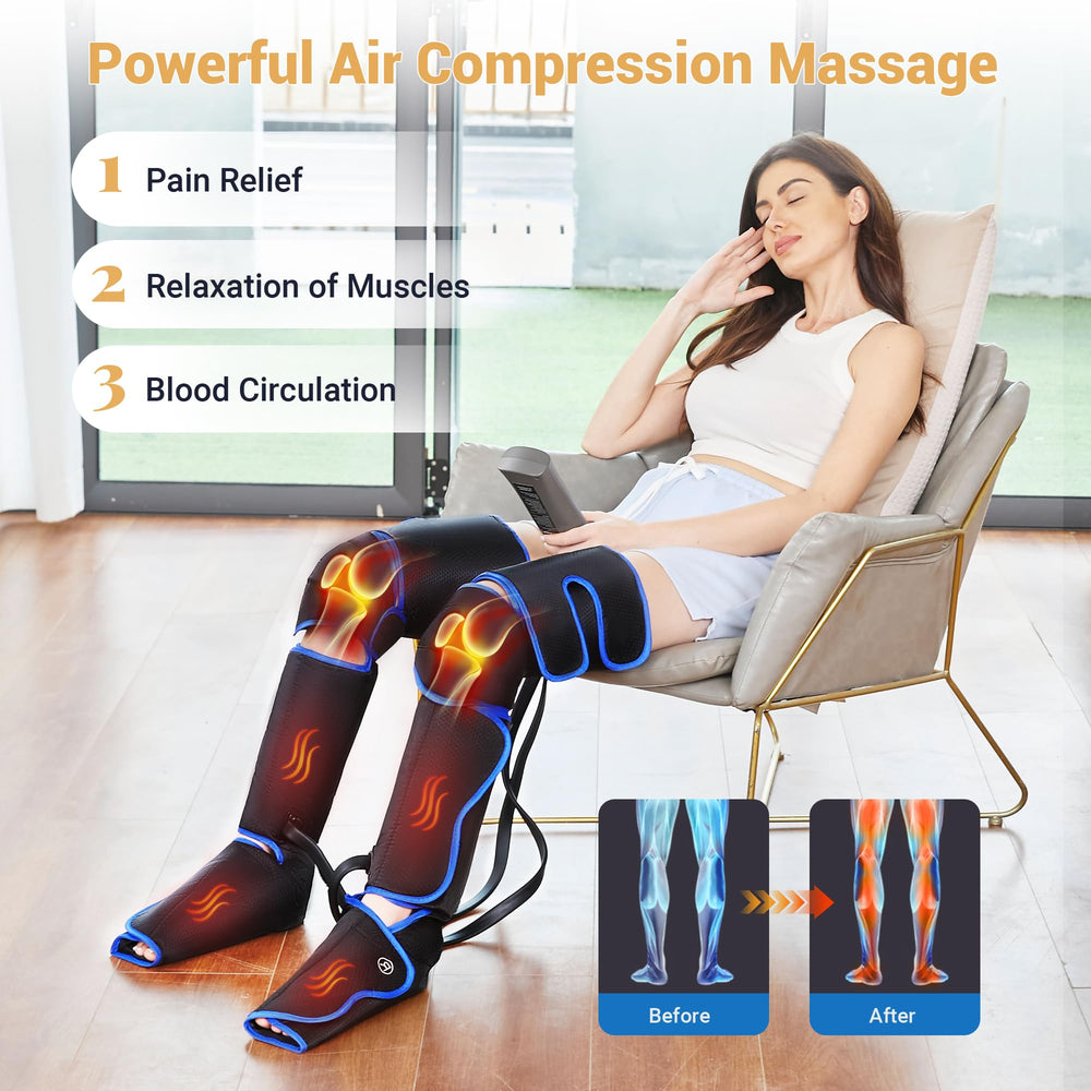 FSUON leg massager extensions for larger legs