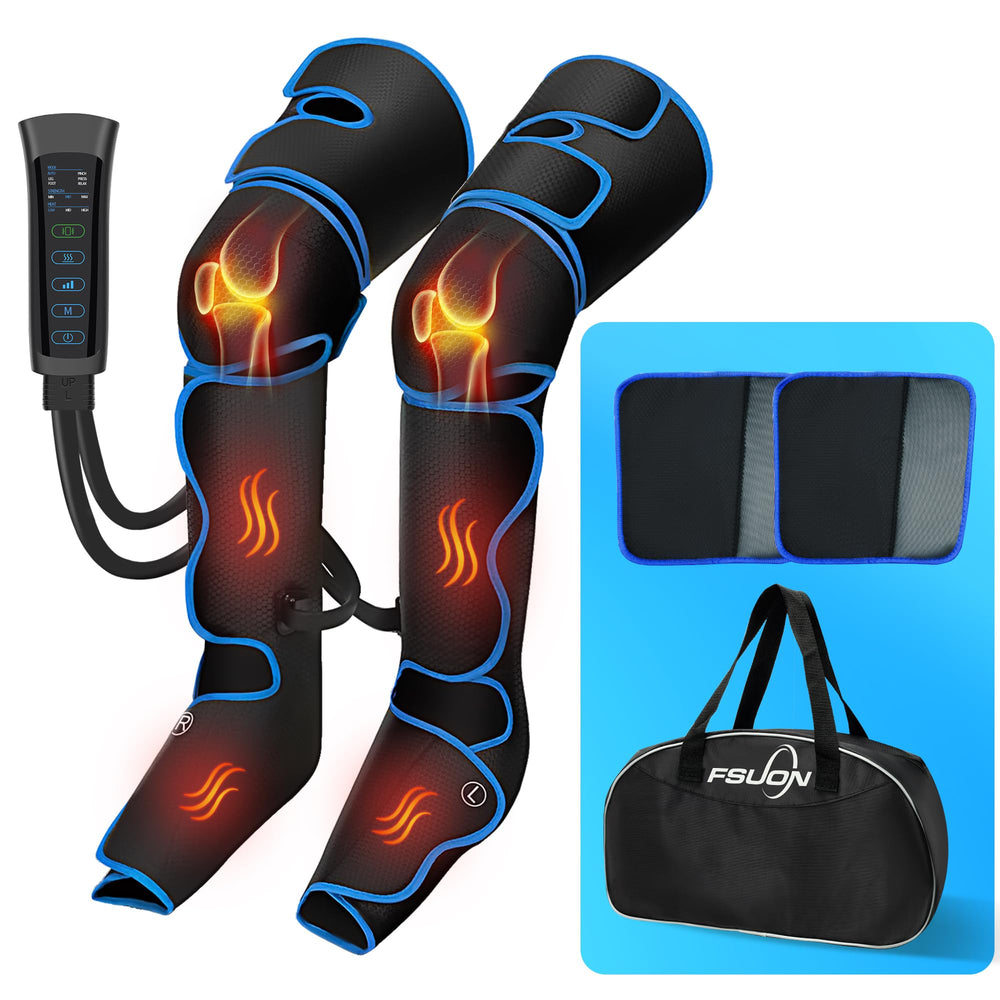FSUON leg massager thigh wrap targets compression for at-home relief