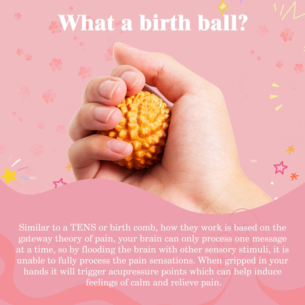 FSYQUAST acupressure-ball-labor-usage: easy-to-grip design for soothing pressure during contractions.