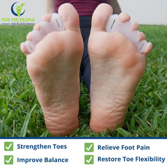 For The People Health toe separators medium size label guides fit for men and women.