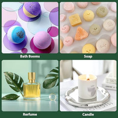 FUHITIM 90-bottle collection evokes floral and woody scents for home fragrances.