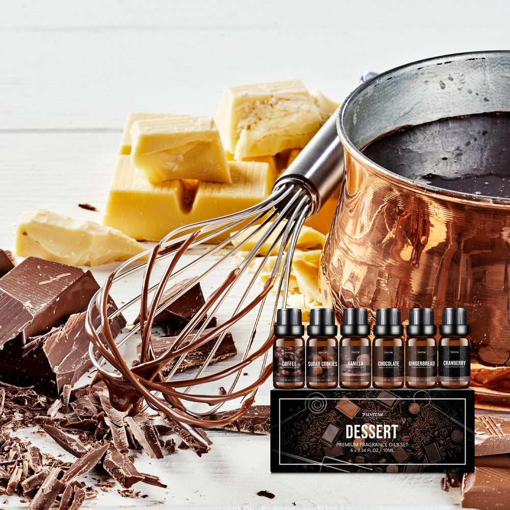 FUHITIM gingerbread fragrance oil bottle delivers warm holiday scent for DIY candles.