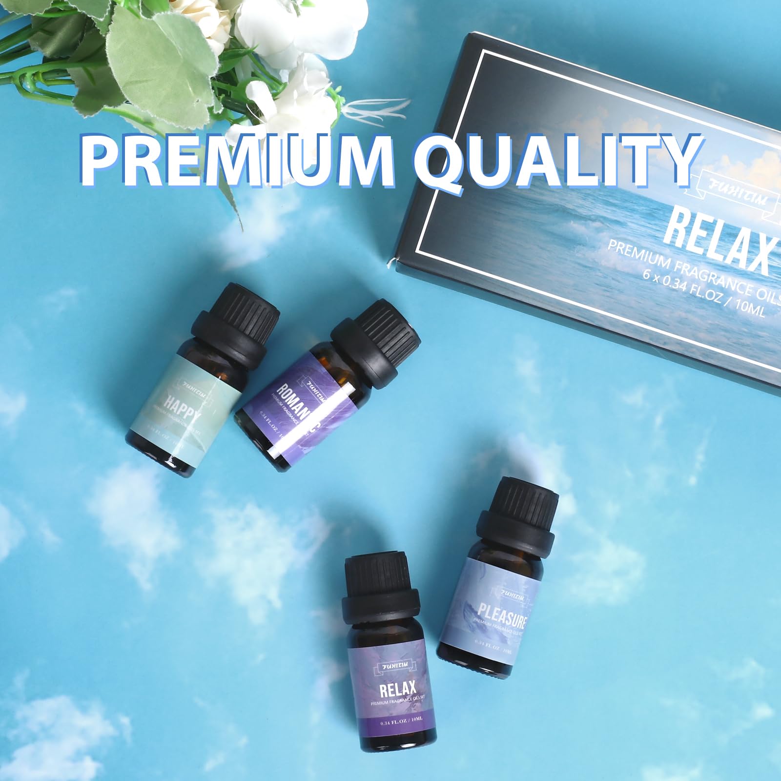 FUHITIM Relax Set Fruity Spicy Blend bottle offers versatile fragrance.