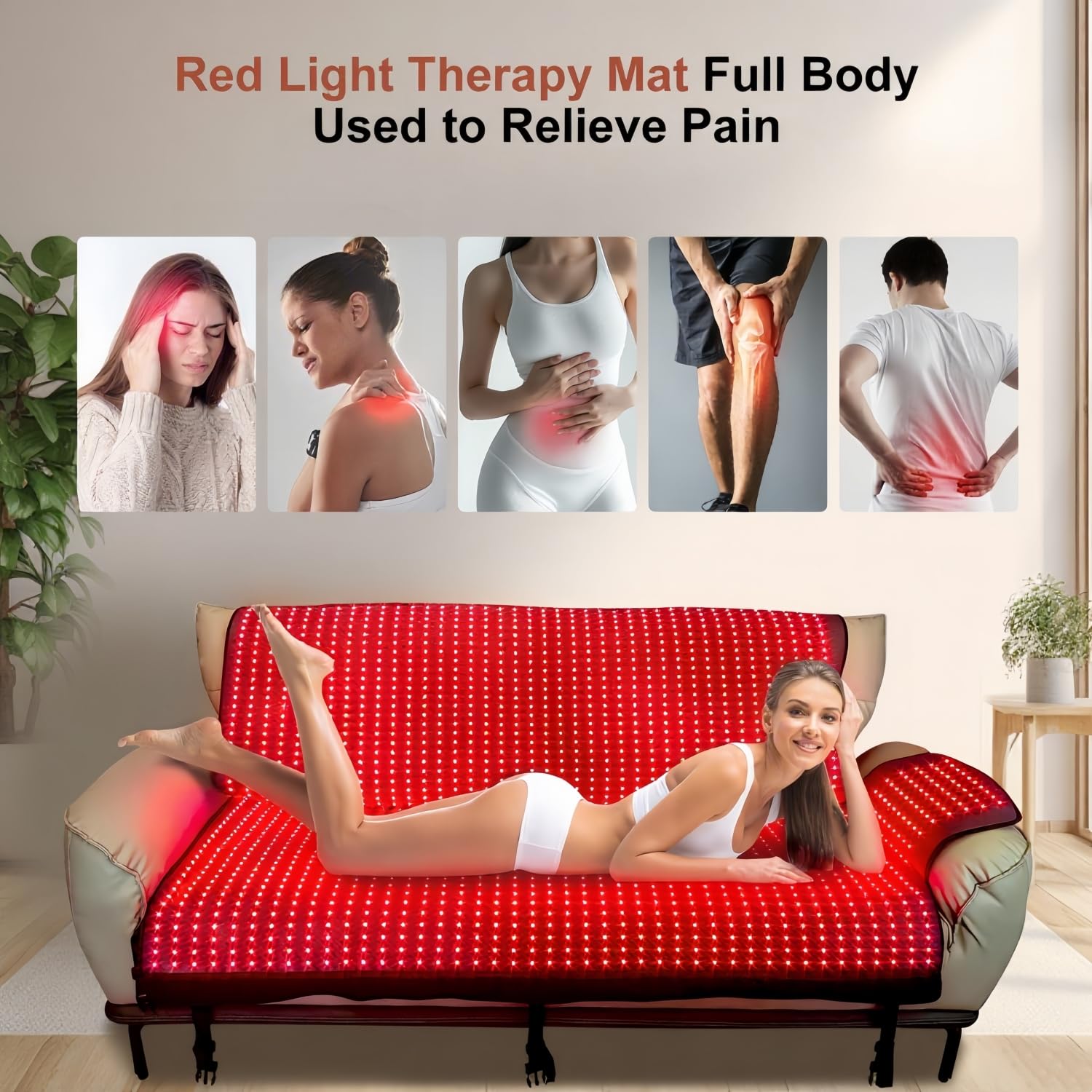 FUIART dual-wavelength LEDs emit 660nm and 850nm for versatile therapy.