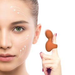 Fuigarry mini-ring facial massager targets the eye area to reduce puffiness and fatigue.