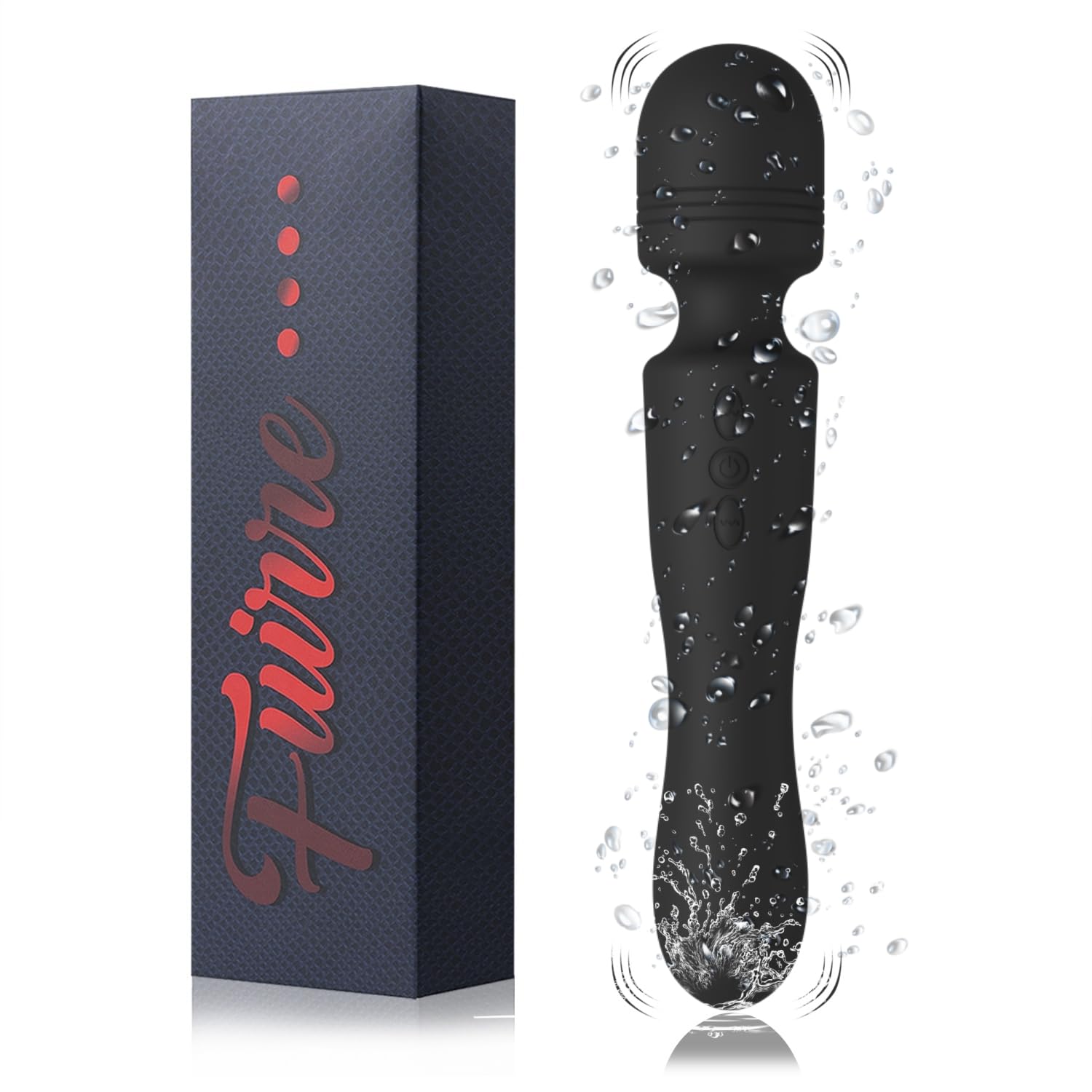 Fuirre cordless double-ended relaxation tool head for deep tissue relief at home and on the go